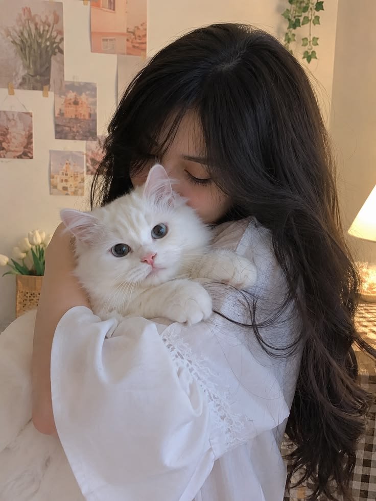 Cute Cat PFP Girl