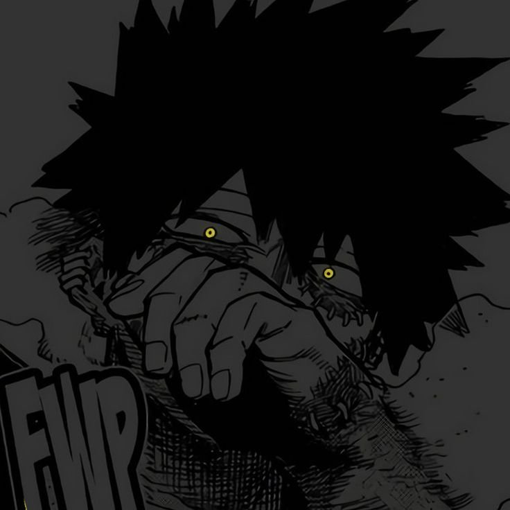 Dabi PFP Black and White
