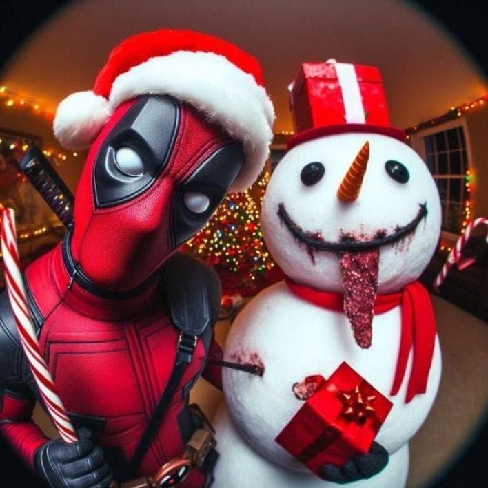 Deadpool PFP Christmas