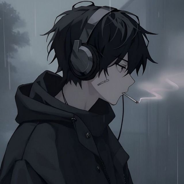 Depressed Anime Boy PFP