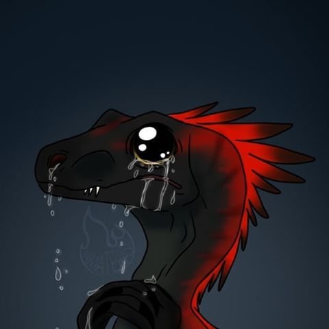 Dinosaur PFP Sad