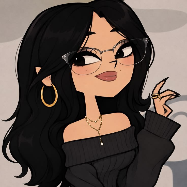 Discord Girl PFP Cartoon