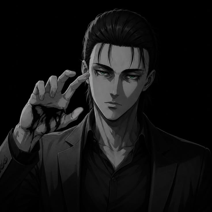 Eren Yeager PFP Black And White