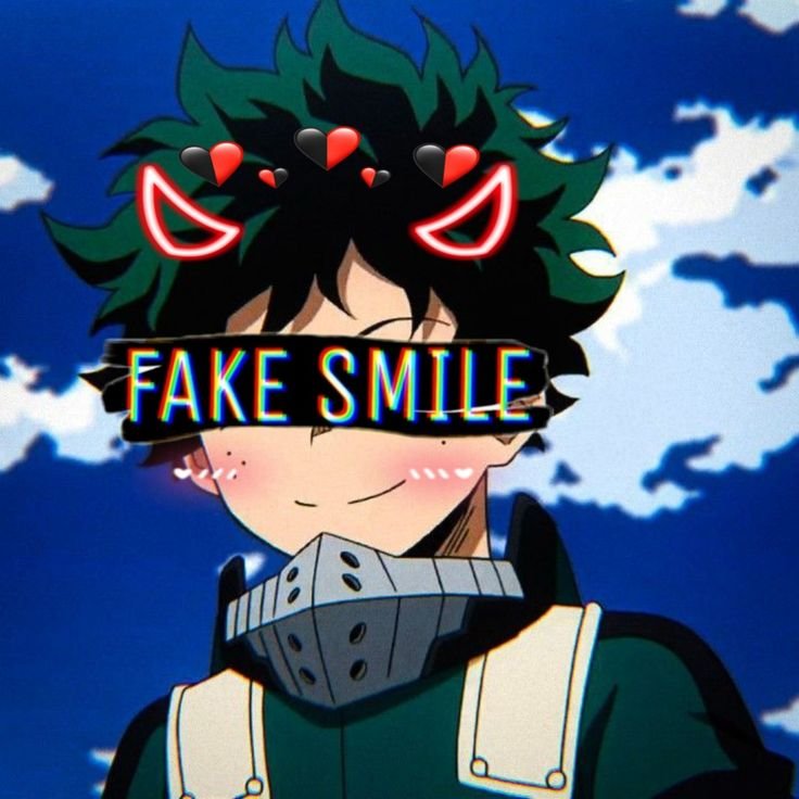 Fake Smile Deku PFP