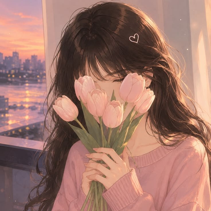 Flower PFP Anime