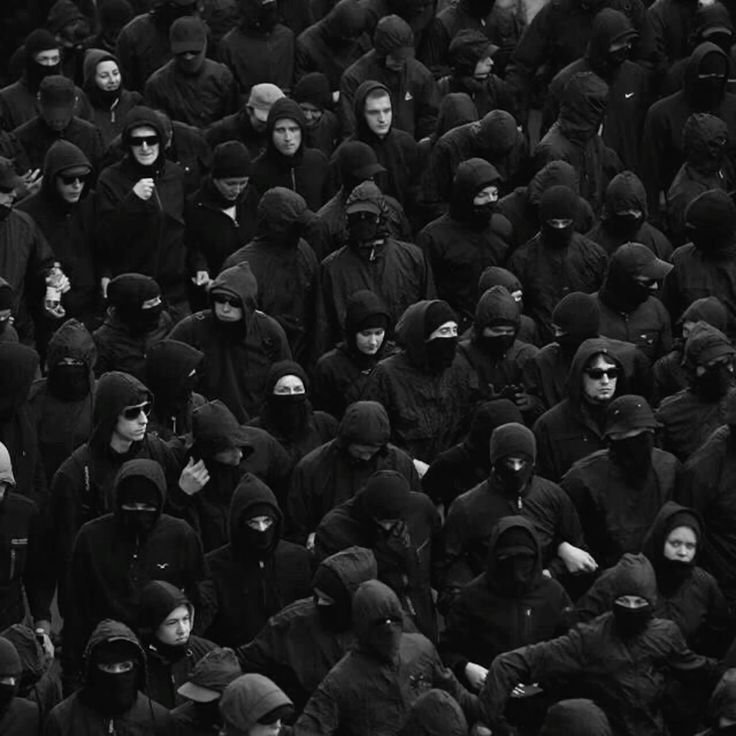 Gang PFP Black and White