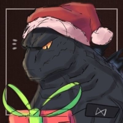 Godzilla Christmas PFP