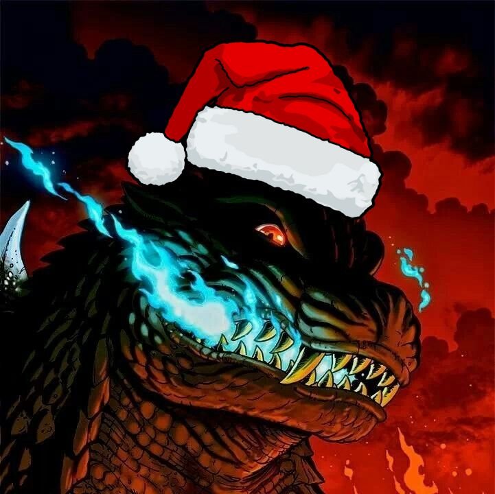 Godzilla Christmas PFP