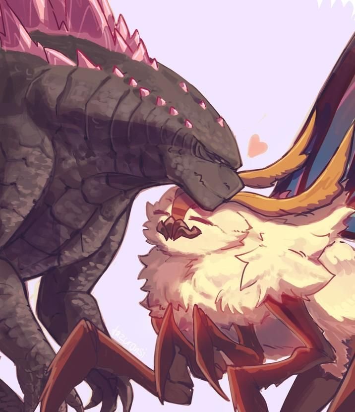 Godzilla and Mothra Matching PFP