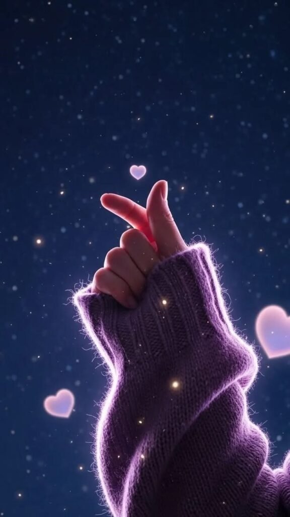 Heart Wallpaper Aesthetic Girl