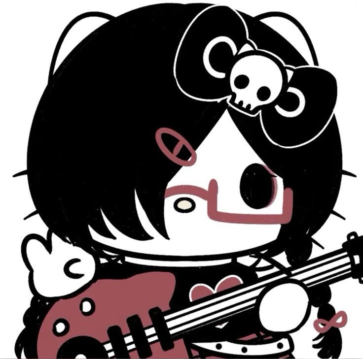 Hello Kitty Emo PFP