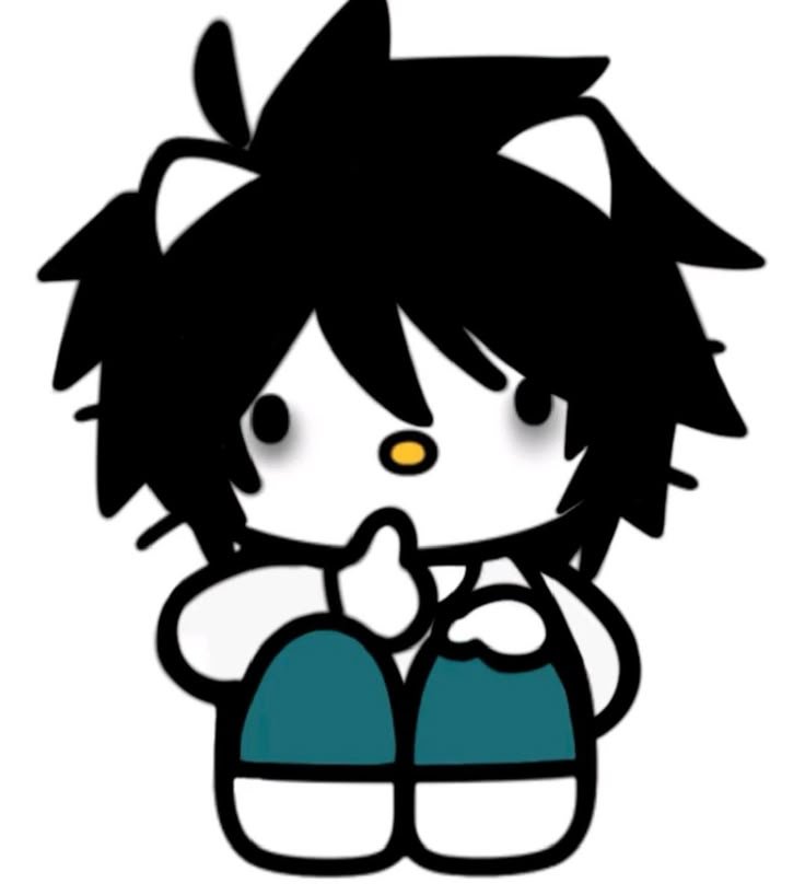 Hello Kitty Emo PFP