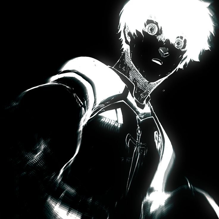 Isagi PFP Black And White