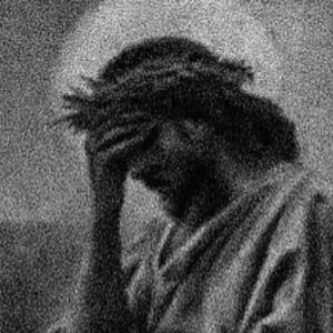 Jesus PFP Black And White Portrait