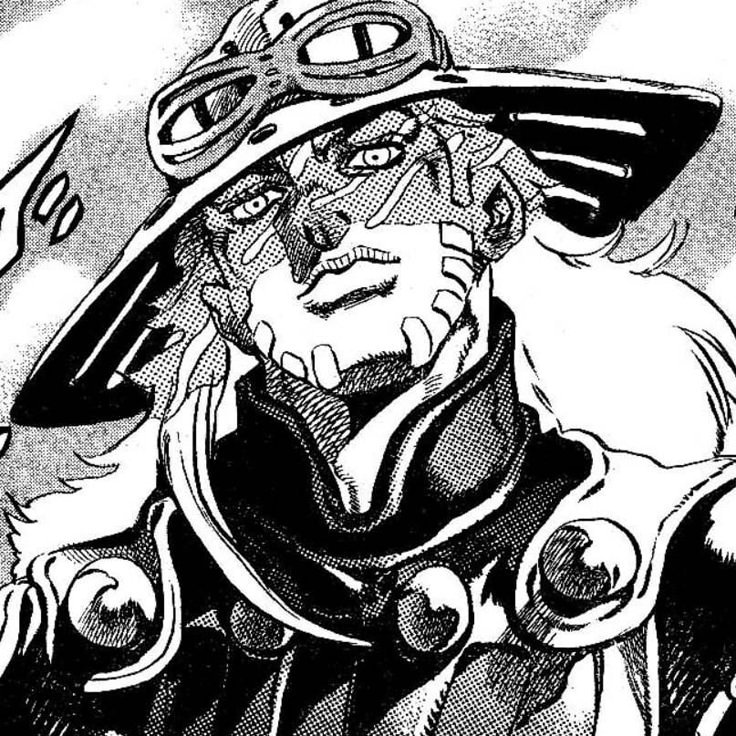 JoJo PFP Black and White