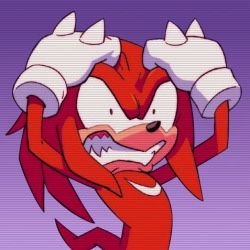 Knuckles PFP Angry