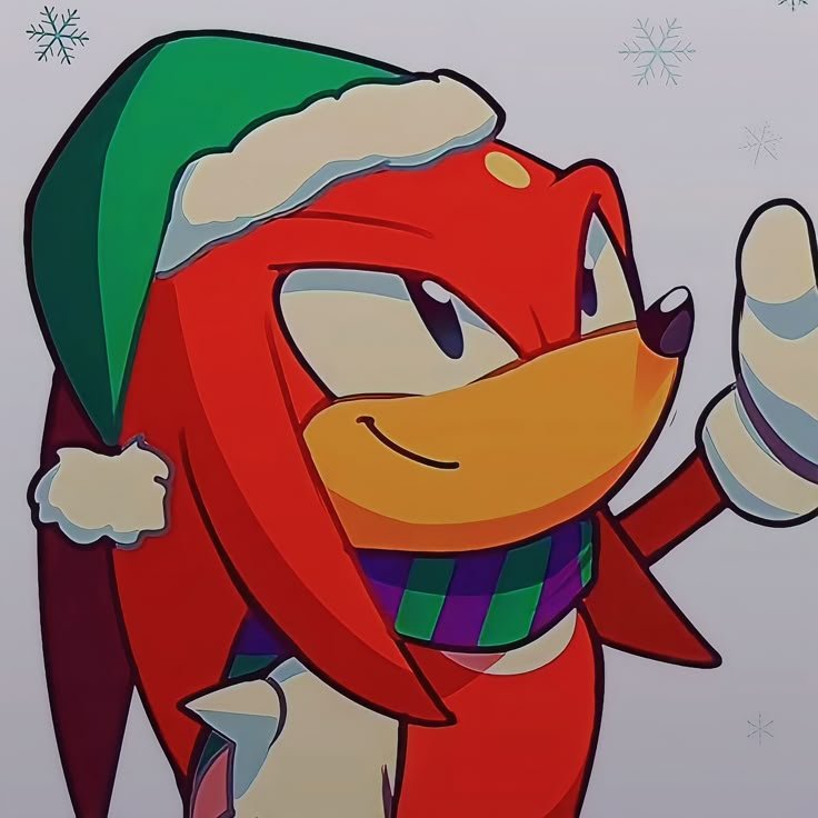 Knuckles PFP Christmas