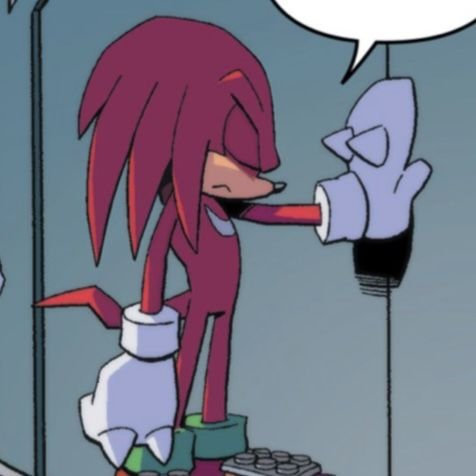 Knuckles PFP Sad