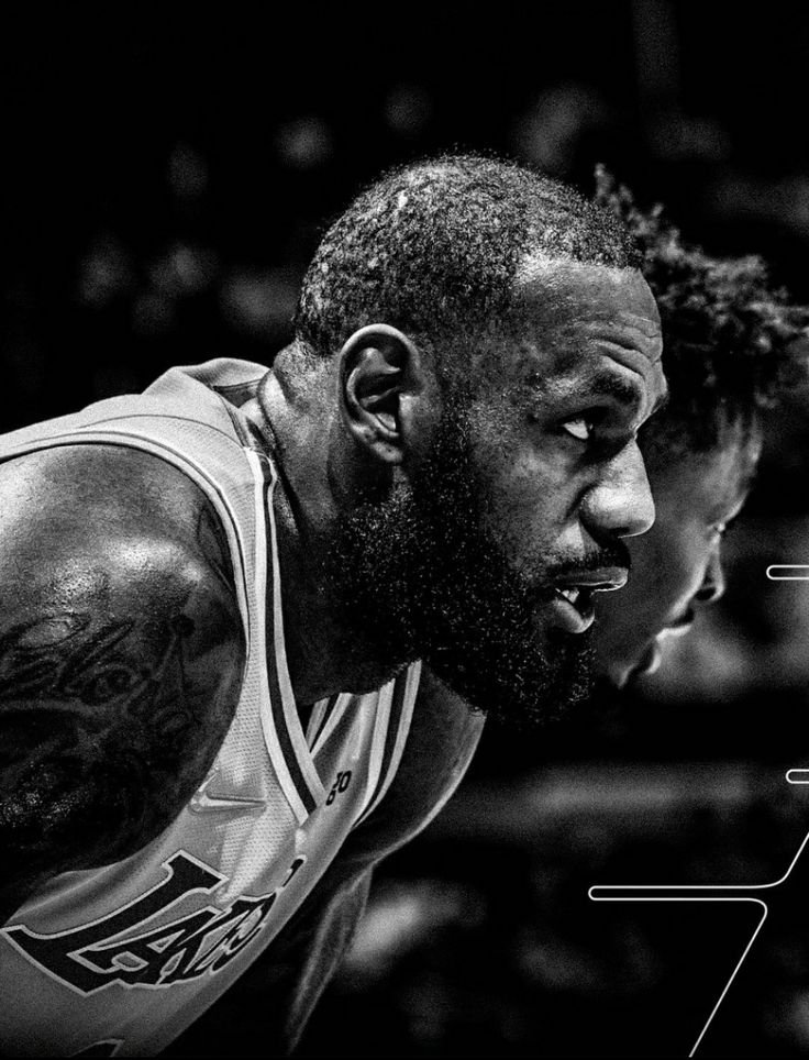 LeBron PFP Black And White