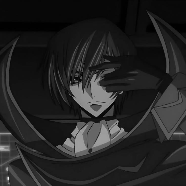 Lelouch PFP Black and White