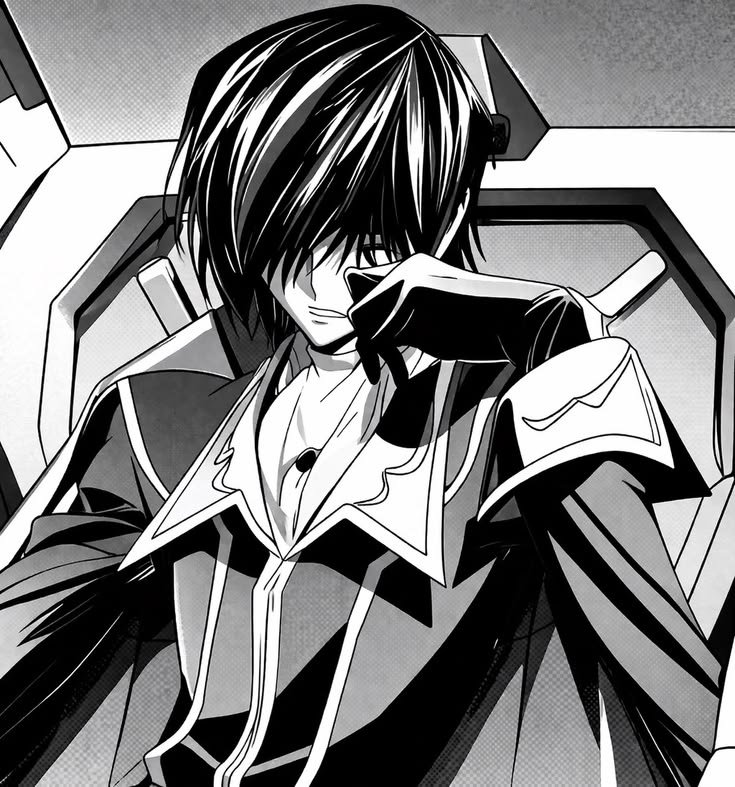 Lelouch PFP Black and White