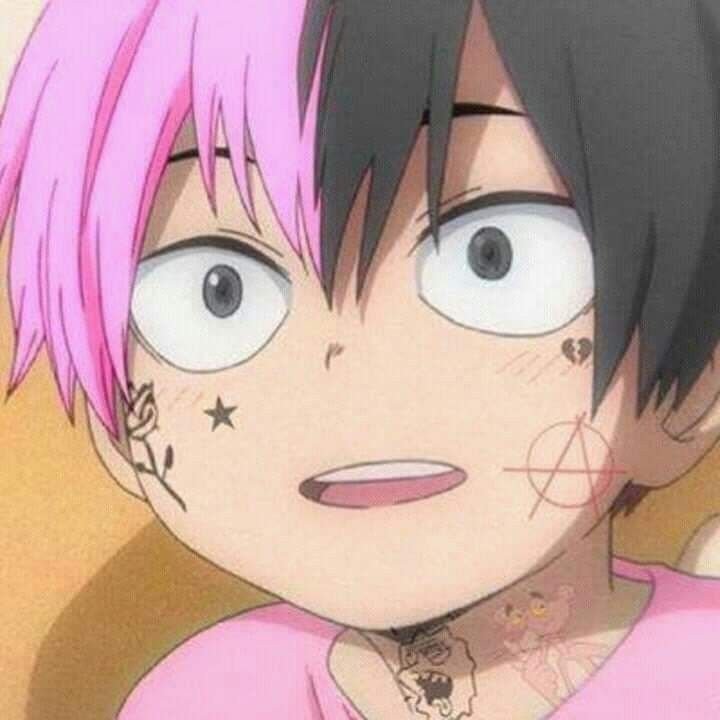 Lil Peep PFP Anime