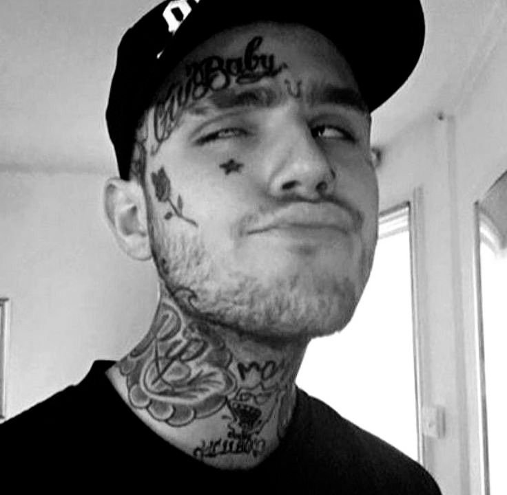 Lil Peep PFP Black And White