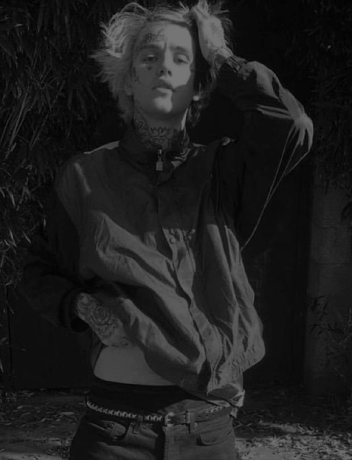 Lil Peep PFP Black And White