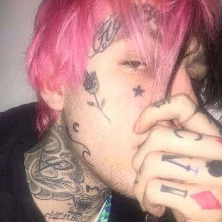 Lil Peep PFP With Tattoos
