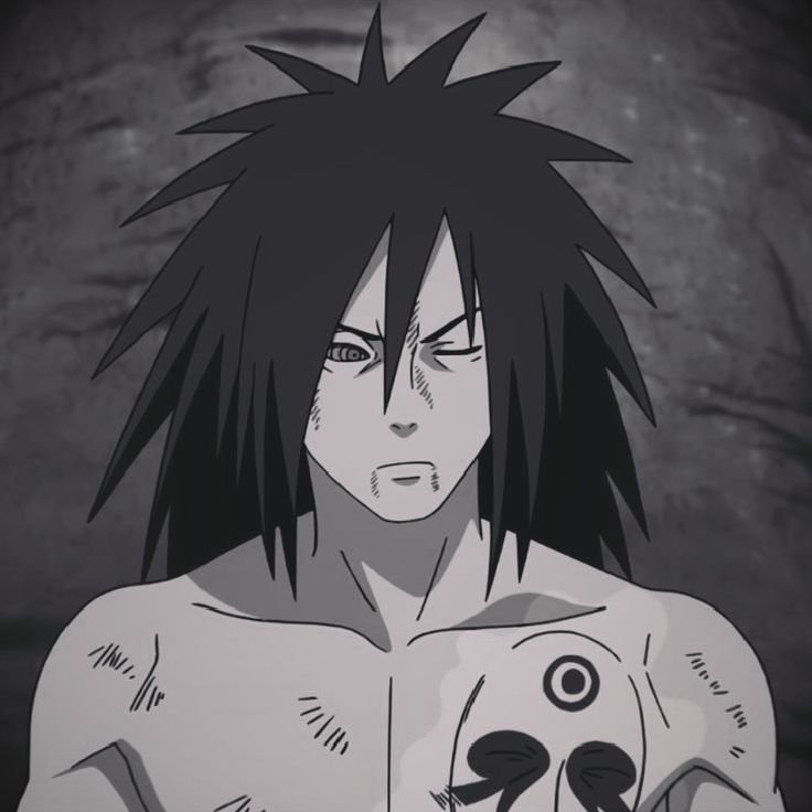 Madara PFP Black and White