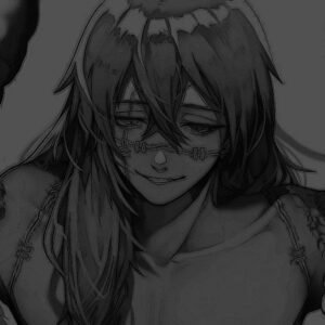 Mahito PFP Black And White