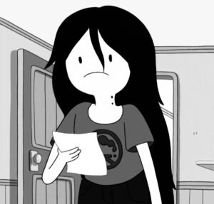 Marceline PFP Black And White