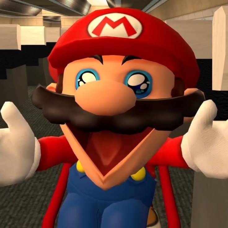 Mario PFP SMG4
