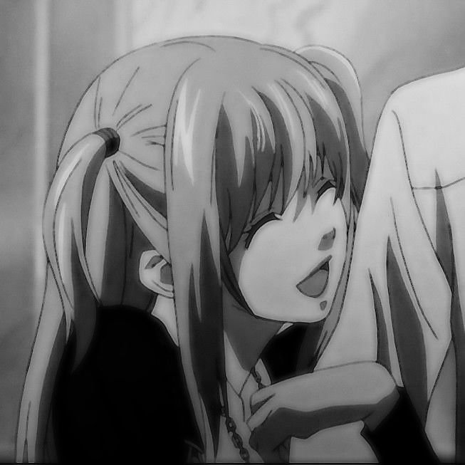 Misa PFP Black and White