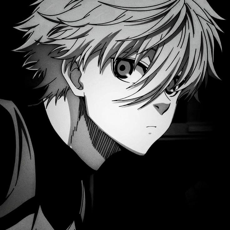 Nagi PFP Black and White