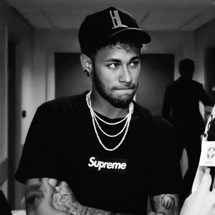 Neymar PFP Black And White