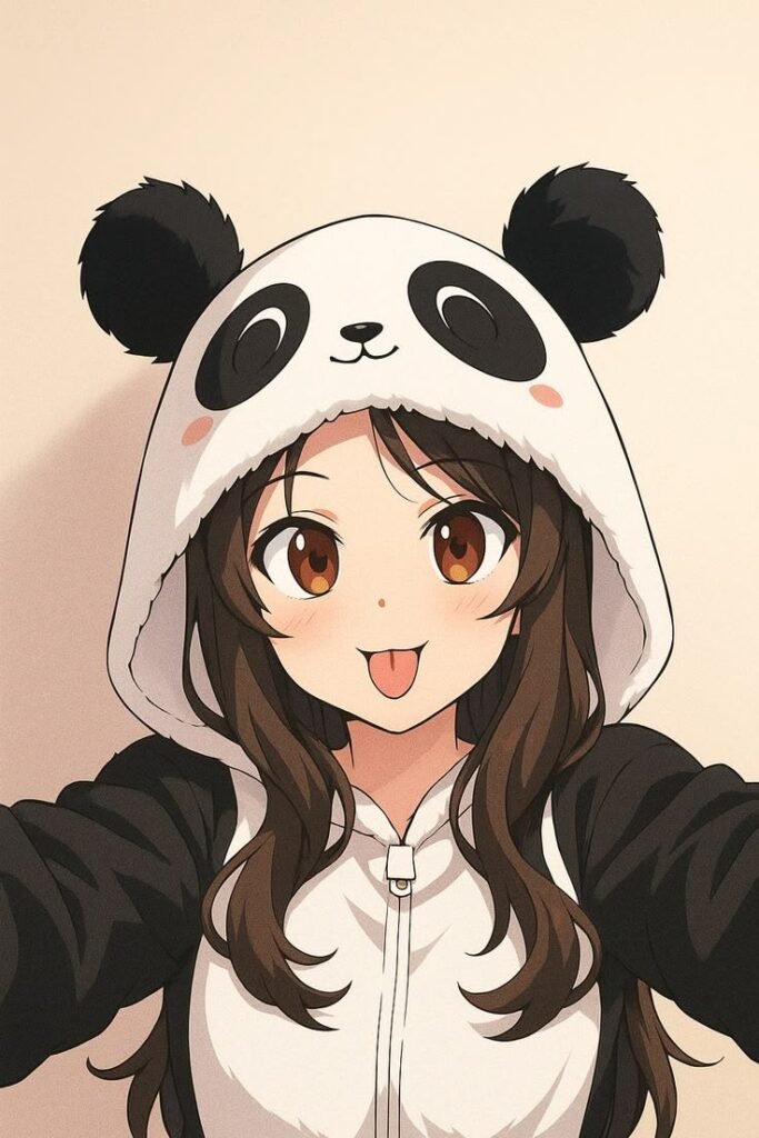Panda PFP Girl