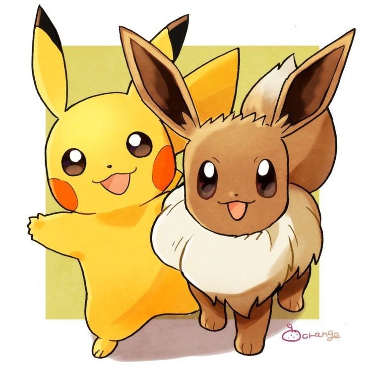 Pikachu And Eevee Matching PFP