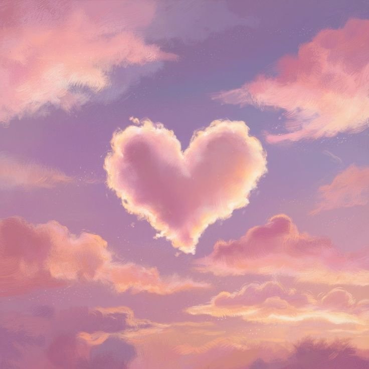 Pink Heart Aesthetic PFP Cozy Vibes