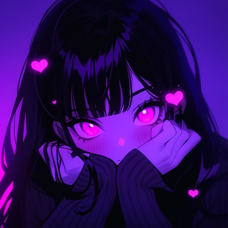 Purple PFP Girl