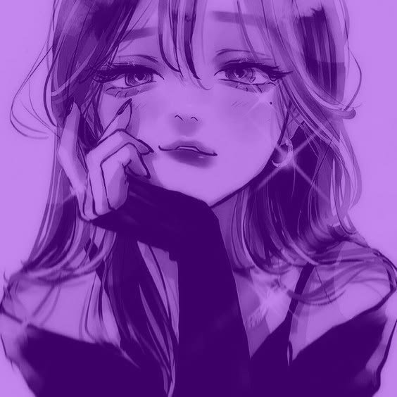Purple PFP Girl
