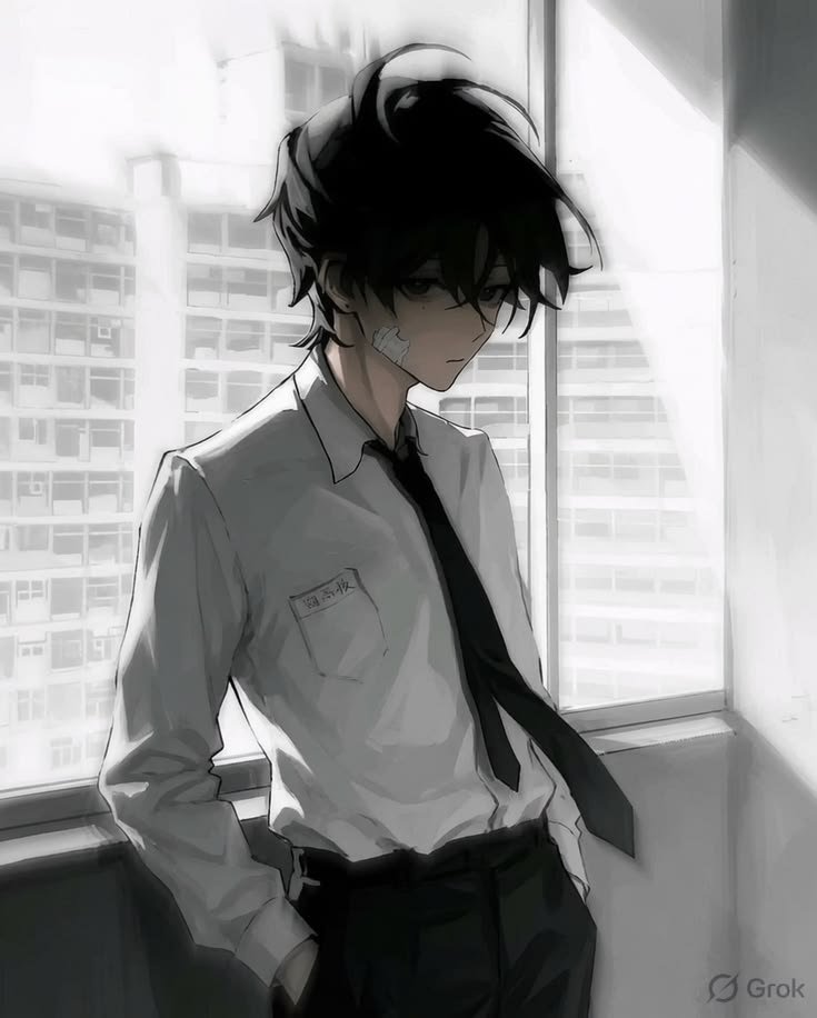 Sad Anime PFP Boy