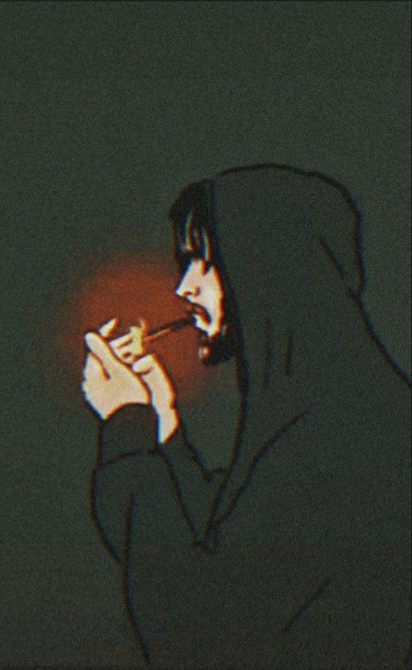 Sad Smoking PFP
