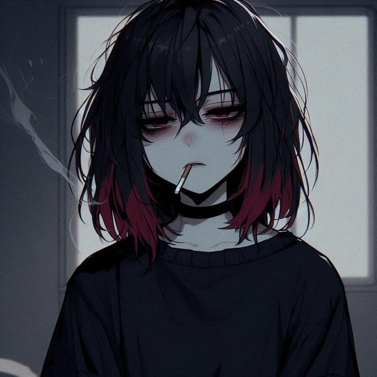 Sad Smoking PFP