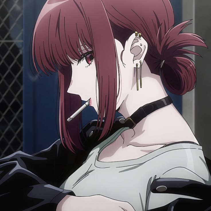 Smoking Anime Girl
