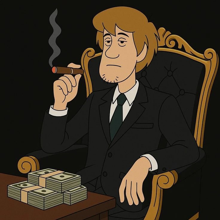 Smoking PFP Cartoon