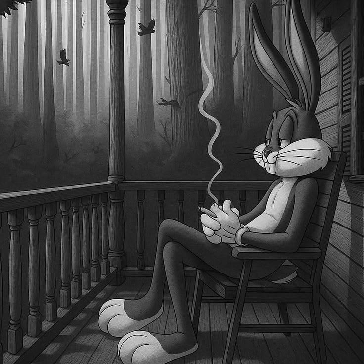 Smoking PFP Cartoon