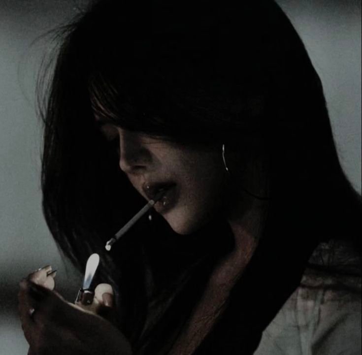 Smoking PFP Girl