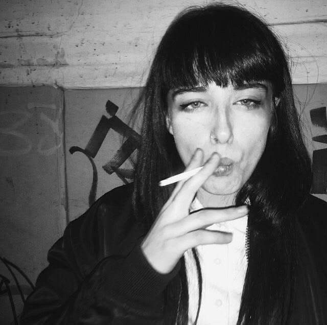 Smoking PFP Girl