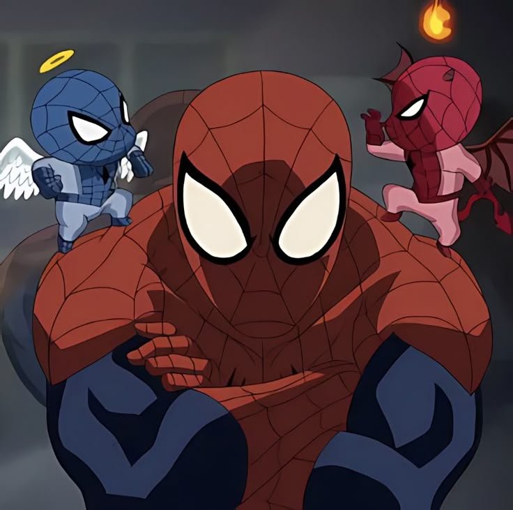 Spider-Man PFP Cartoon